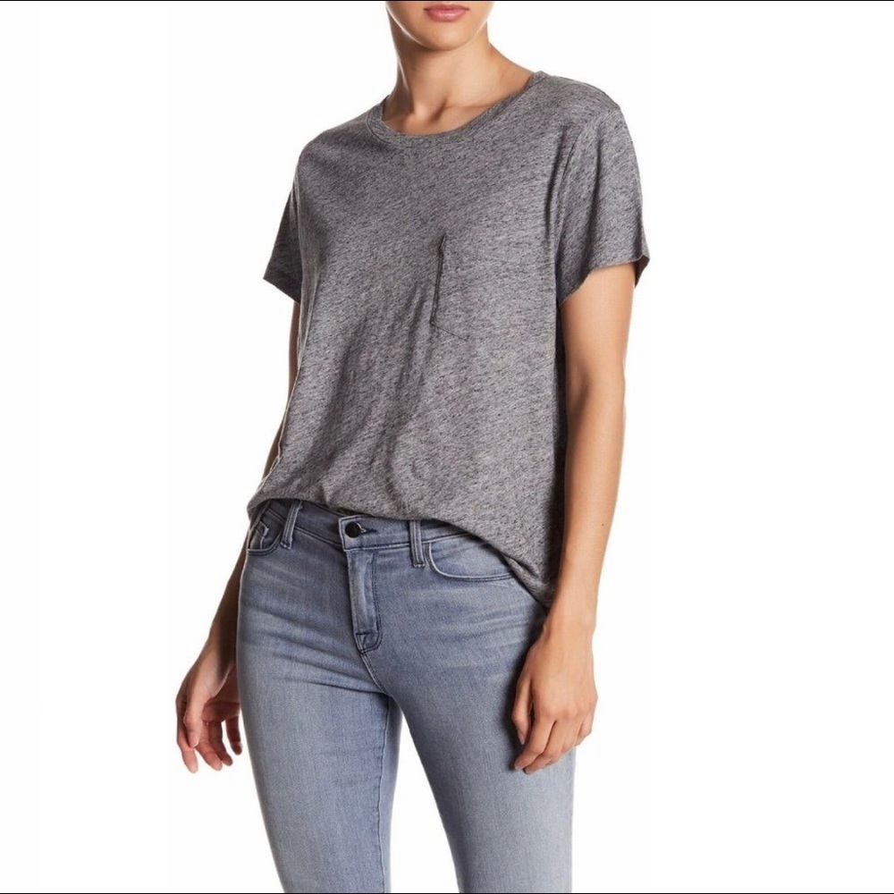 Madewell Gray Pocket Tee